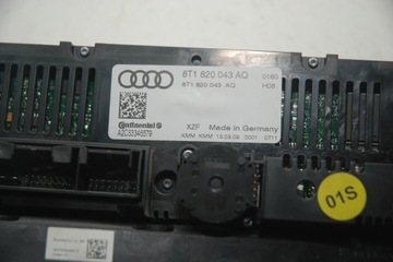 AUDI A4 A5 Q5 PANEL KLIMATIZACE 8T1820043AQ