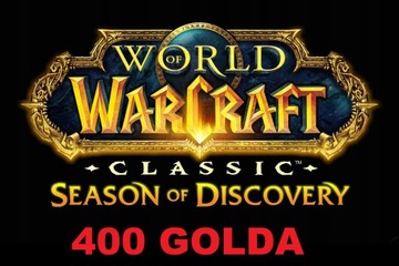 WOW CLASSIC LIVING FLAME 400 SZTUK GOLDA ZŁOTA SEASON OF DISCOVERY A/H
