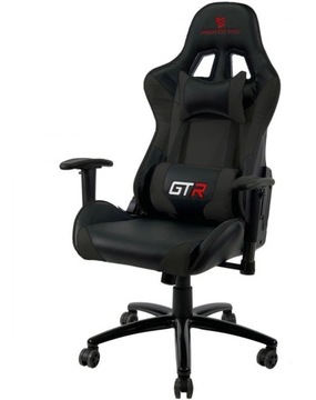 Fotel obrotowy gamingowy GTR BLACK PRO-XL