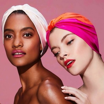 ШАПКА-ТЮРБАН, НОЧНАЯ ШАПКА, РОЗОВЫЙ, ФУКСИЯ