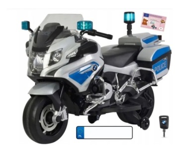 Ramiz BMW R1200RT Поліція Мотоцикл електричний для дітей Колеса допоміжні
