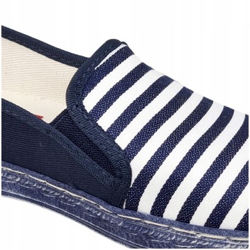 Tenisówki trampki damskie Big Star granatowe espadryle HH276002 38