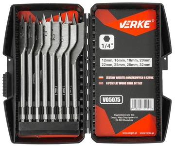 СВЕРЛА ПО ДЕРЕВУ С ПЛОСКИМ ПОЛОЖЕНИЕМ 12-32 НАБОР СВЕРЛ С ШЕСТИГРАННЫМ ПОЛОЖЕНИЕМ