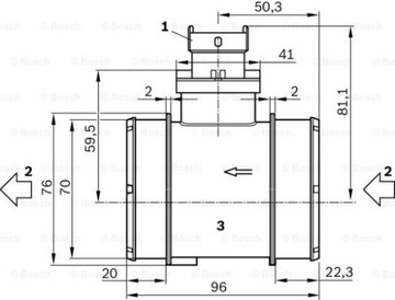 BOSCH VÁHA VZDUCHU 0 281 006 054