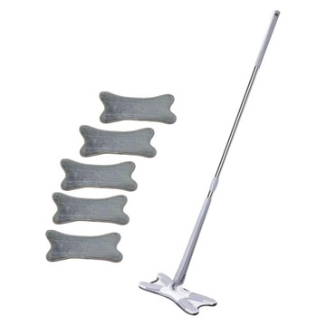 Многоразовая швабра из микрофибры для влажной и сухой уборки.