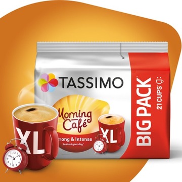 TASSIMO Jacobs Morning Cafe MILD XL 21 капсула