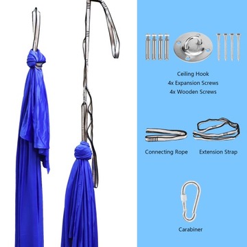 сенсорный гамак-качели, слинг для акробатического гамака для детей, 1,5*2,8 м