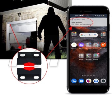 Модуль RTX WIFI TUYA SMART КОНТРОЛЛЕР ГАРАЖНЫХ ДВЕРЕЙ + ДАТЧИК