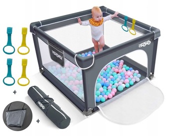 KOJEC DLA DZIECI PREMIUM SUCHY BASEN GĄBKI OCHRONNE BOKI + TORBA