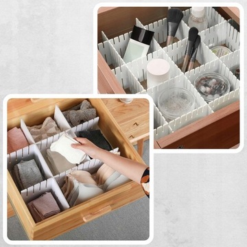 ОРГАНАЙЗЕР-ПЕРЕГОРОДКА-ПЕРЕГОРОДКА ДЛЯ ЯЩИКА ГАРДЕРОБА 4 шт.