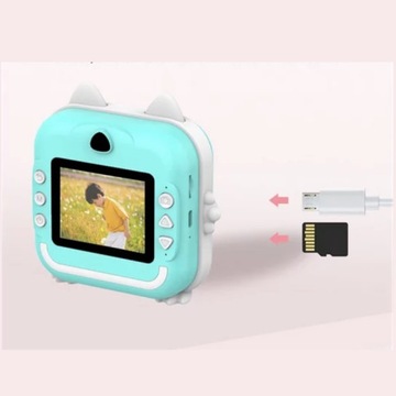 КАМЕРА ТЕРМОПРИНТЕРА 3 В 1 МГНОВЕННЫЙ ПРИНТЕР + 13 РОЛИКОВ