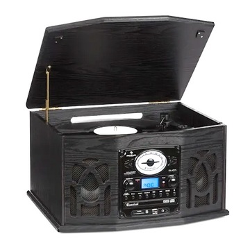 xxx Auna 10007043 RETRO gramofon radio CD USB kaseta