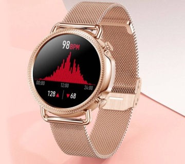 СМАРТ-ЧАСЫ ЖЕНСКИЕ RUBICON PULSE OXYGEN SMS FB СЕРЕБРЯНЫЕ