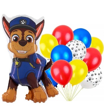 BALONY na urodziny zestaw PAW PSI PATROL