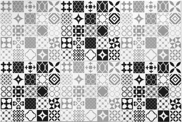 Потолочные кессоны белый черный PATCHWORK CZ def