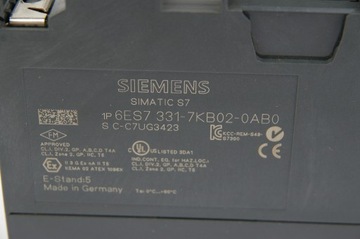 Модуль Siemens 6ES7 331-7KB02-0AB0 6ES7331-7KB02-0AB0