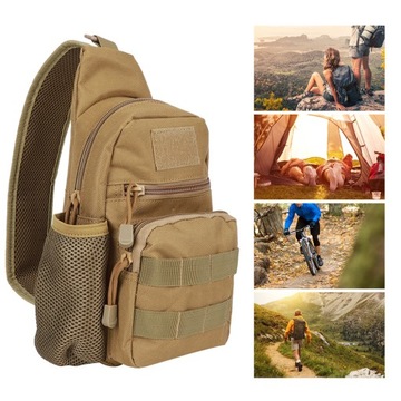 Sportowa torba na klatkę piersiową Kamuflaż