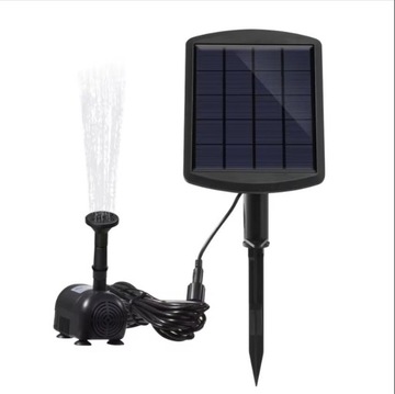 POMPA FONTANNOWA FONTANNA SOLARNA DO OCZKA SOLAR DO DOMU OGRODOWA 200L/H