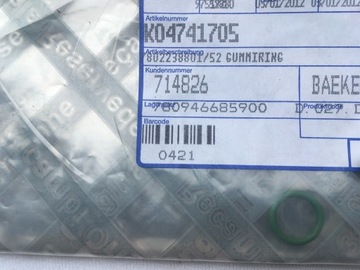 4741705 JEEP CHRYSLER NOWY ORING USZCZELKA KLIMY