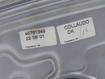 FIAT STILO 01-07 MECHANIZMUS OPUSTIT OKNO DVEŘE LEVÝ ZADNÍ 5D