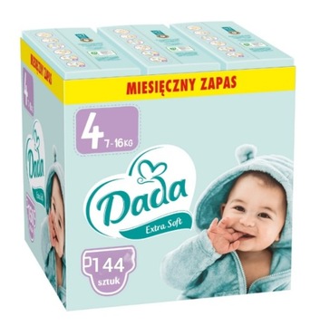 Pieluszki Dada Extra Soft rozmiar 4 7-16kg 144 szt
