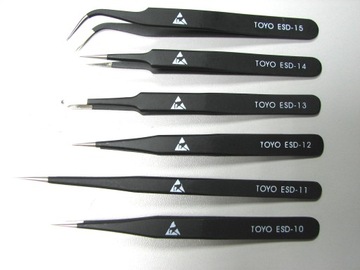 PĘSETA METALOWA ANTYSTATYCZNA ESD TOYO ESD-10