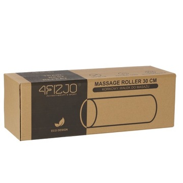 ВАЛИК ДЛЯ МАССАЖНЫХ УПРАЖНЕНИЙ СПИНЫ, ЖЕСТКИЙ, ГЛАДКИЙ, ПРОБКОВЫЙ ВАЛИК ДЛЯ КРОССФИТА