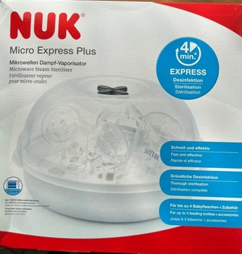 NUK Micro Express Sterylizator mikrofalowy parowy