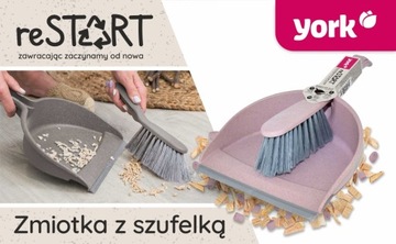 Набор YORK BRUSH SPOOP с резиной RESTART ЭКОЛОГИЧЕСКИ БЕЗОПАСНО