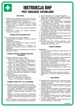 Instrukcja BHP przy obsłudze autoklawu DD012