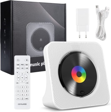 ПОРТАТИВНЫЙ CD-ПЛЕЕР + FM + BT 5.0 + USB МУЗЫКАЛЬНЫЙ ПЛЕЕР + ПУЛЬТ ДИСТАНЦИОННОГО УПРАВЛЕНИЯ