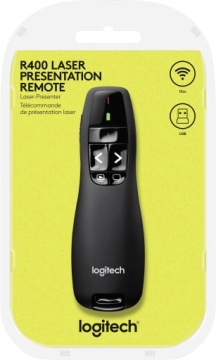 Лазерный пульт дистанционного управления Logitech Wireless Presenter R400 для презентаций