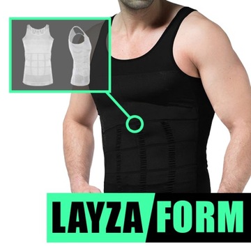 LAYZA FORM KOSZULKA MĘSKA WYSZCZUPLAJĄCA SLIM L