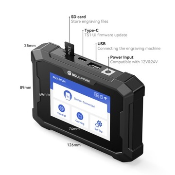 SCULPFUN TS1 Емкостный сенсорный экран