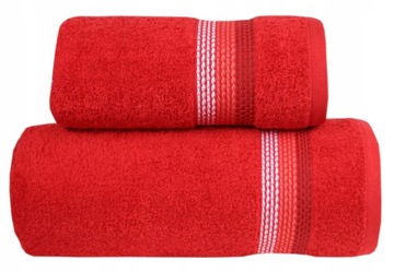 Ręcznik Ombre 50x90 czerwony Frotex Greno