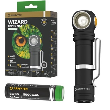 Latarka czołowa kątowa Armytek Wizard C2 PRO MAX