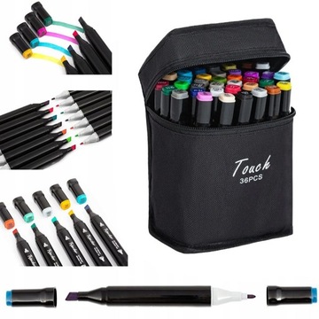 MARKERY ALKOHOLOWE ZESTAW 36 KOLORY PRO ART ETUI