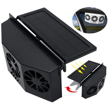 АВТОМОБИЛЬНЫЙ ВЕНТИЛЯТОР СОЛНЕЧНЫЙ ВЕНТИЛЯТОР АВТОМОБИЛЬНЫЙ ВЕНТИЛЯТОР 2400 мАч