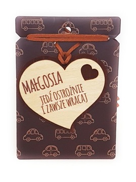 Zawieszka imieniem MAŁGOSIA prezent brelok HIT #83