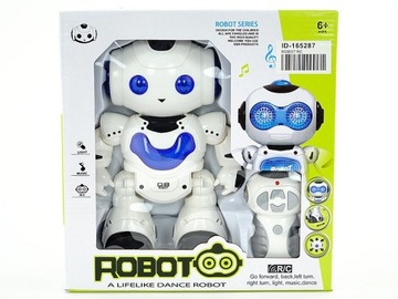 ZDALNIE STEROWANY TAŃCZĄCY ROBOT ŚWIECI I GRA