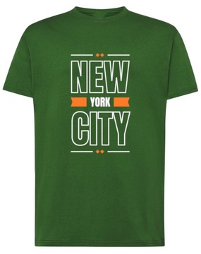 T-Shirt fajny nadruk NEW YORK City Rozm.XL