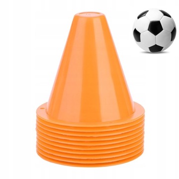 10 STOŻKÓW PACHOŁKÓW TRENINGOWYCH 8.5CM