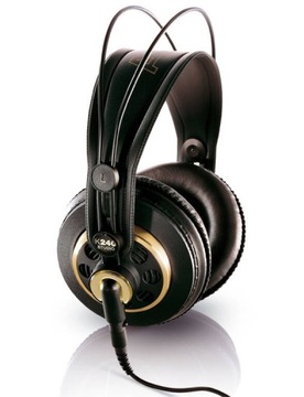 AKG K-240 STUDIO NAUSZNE PÓŁOTWARTE SŁUCHAWKI STUDYJNE NAGŁOWNE
