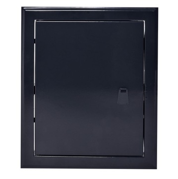 Drzwiczki rewizyjne 20x30 antracyt uchwyt metalowe