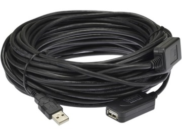 Удлинительный кабель DIGITUS Active USB A 2.0, 20 м