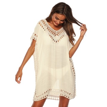 LETNIA SUKIENKA BOHO ZWIEWNA TUNIKA PLAŻOWA OLIVIA
