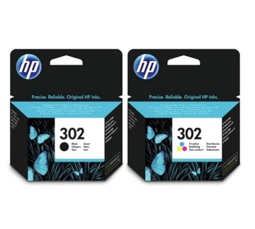 2HP 302 drukarki 2130 1110 3630 envy DeskJet tusze