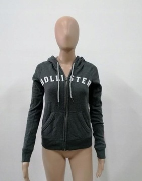 HOLLISTER BLUZA SZARA DAMSKA LOGO 34 XS 1RRF