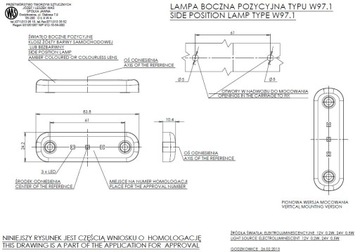 Светодиодный боковой габаритный фонарь желтый 3LED (708)