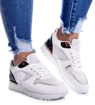Buty Damskie Adidasy Sneakersy Sportowe LARA r.39